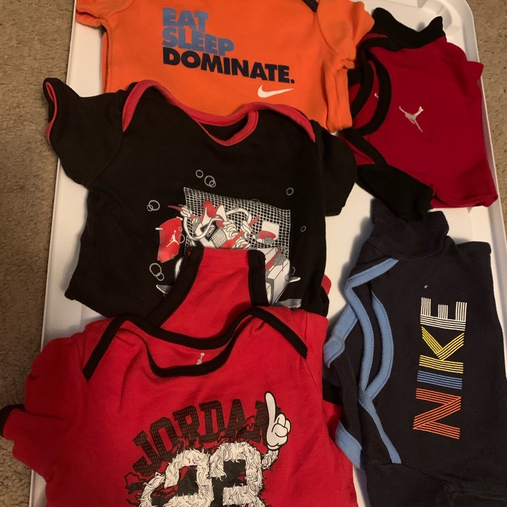 Nike & Jordon Onesie